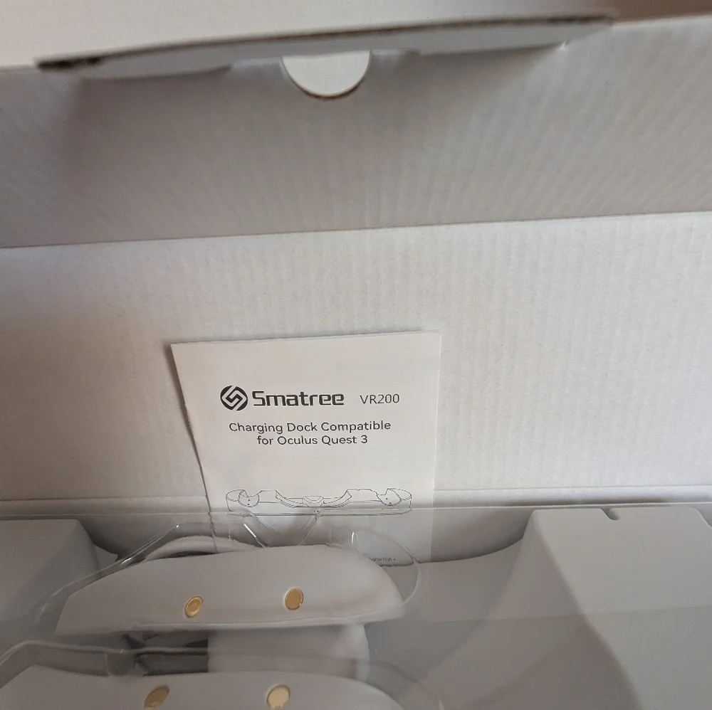 Charging Dock For Oculus Quest 3, White, Smatree, VR 200